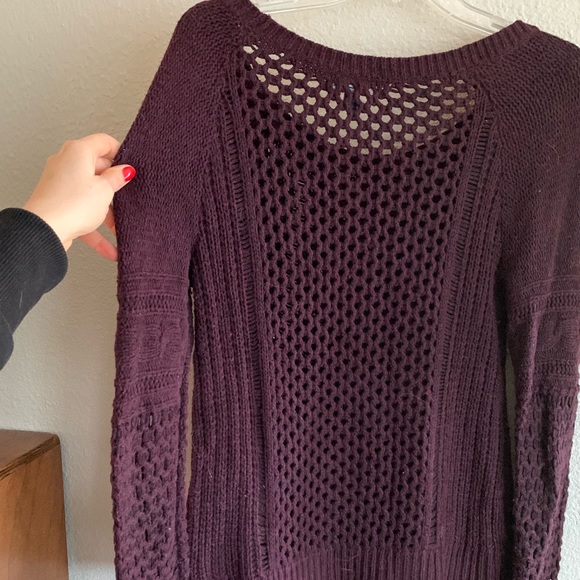 Dark purple american Eagle sweater - Picture 3 of 4